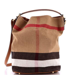 Burberry Ashby Bag House Check Canvas #258134B82B